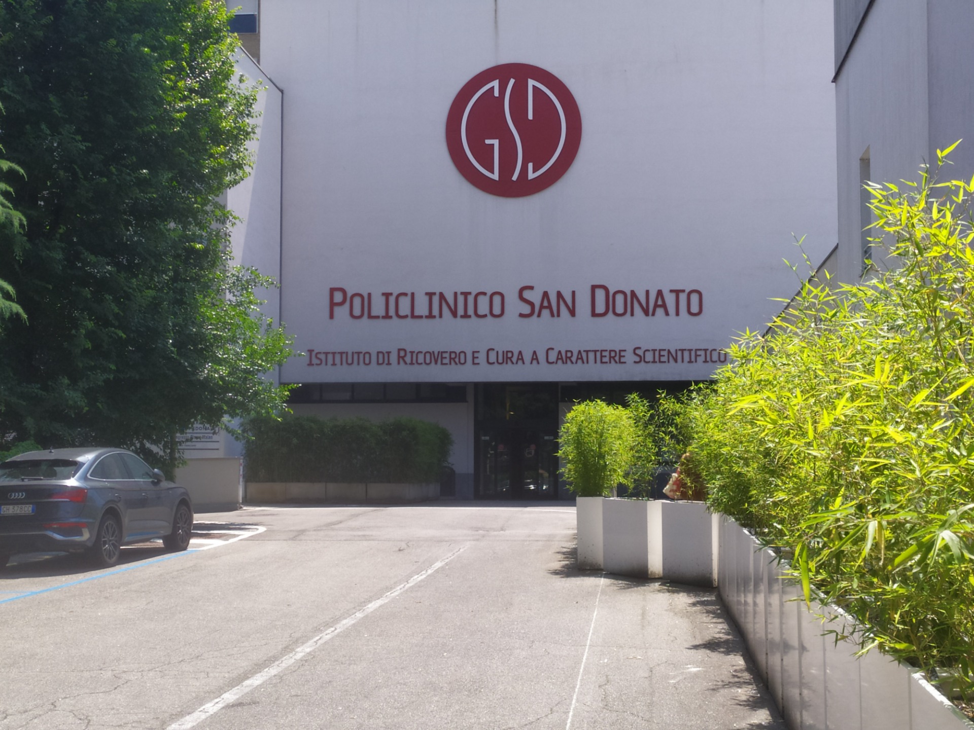 VECCHIO INGRESSO POLICLINICO SAN DONATO MINASE CASA CHIARA SAN GIULIANO MILANESE